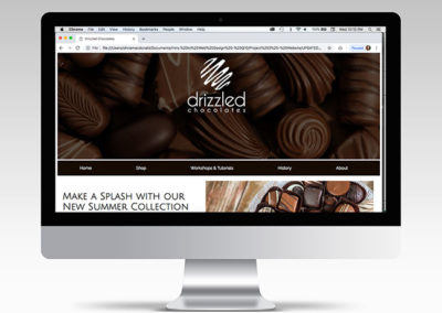 Drizzled Chocolates Website