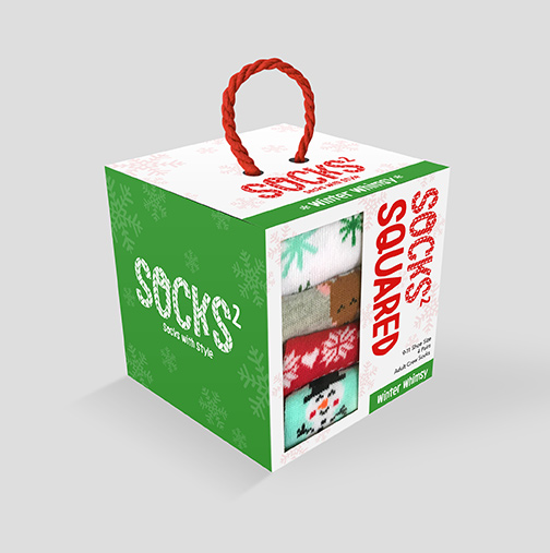 Socks Squared Packaging Design