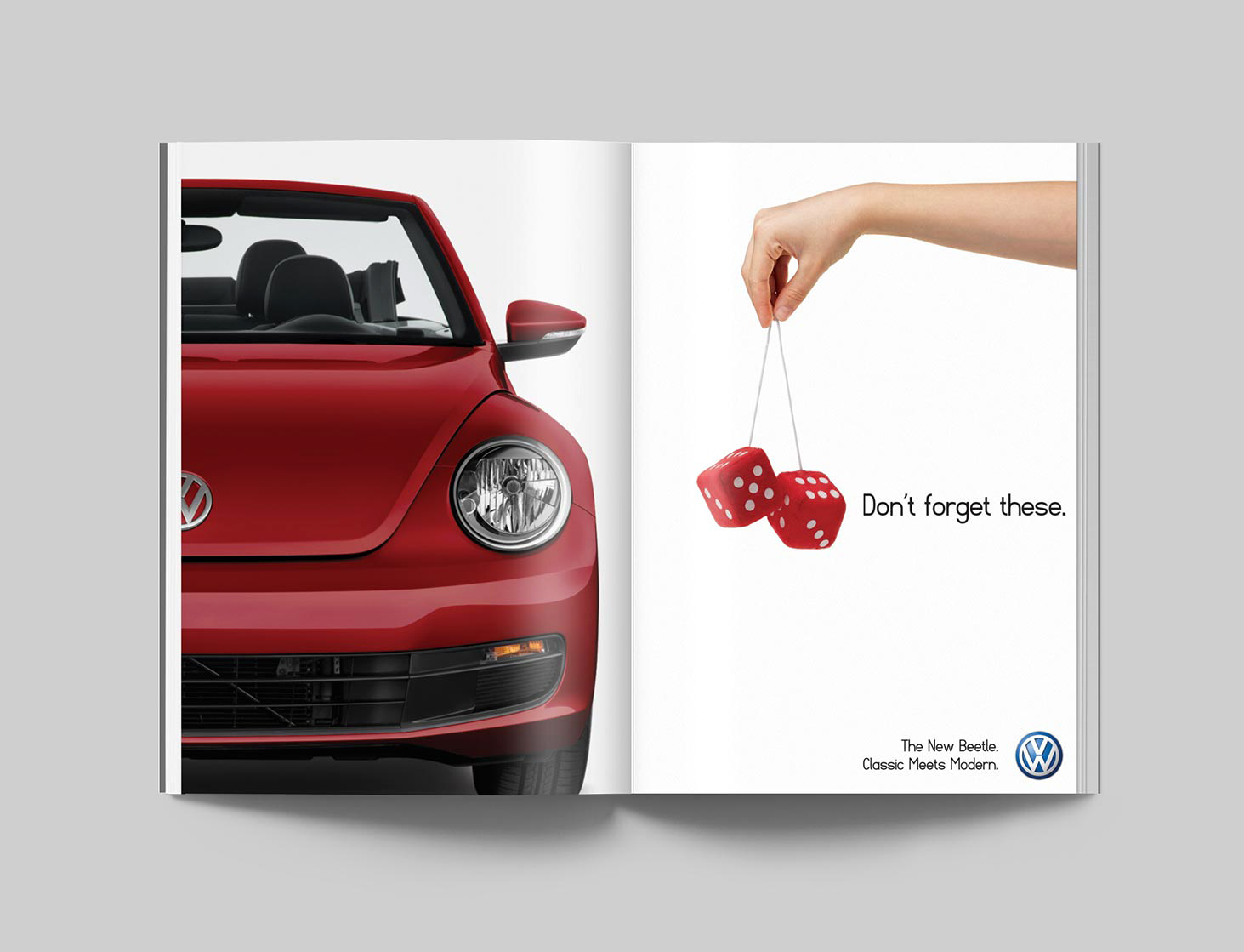 Volkswagen Beetle Print Advertisement