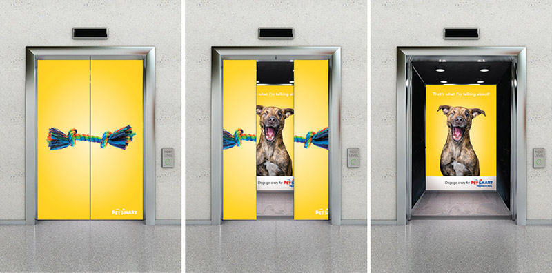 PetSmart Elevator Ad